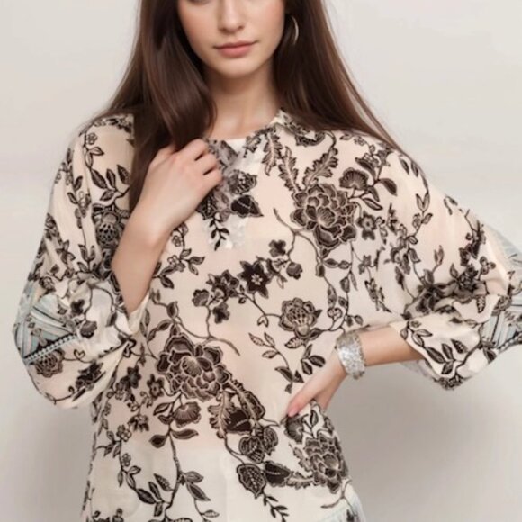 Johnny Was Size XS Marlow Blouse - Picture 3 of 3